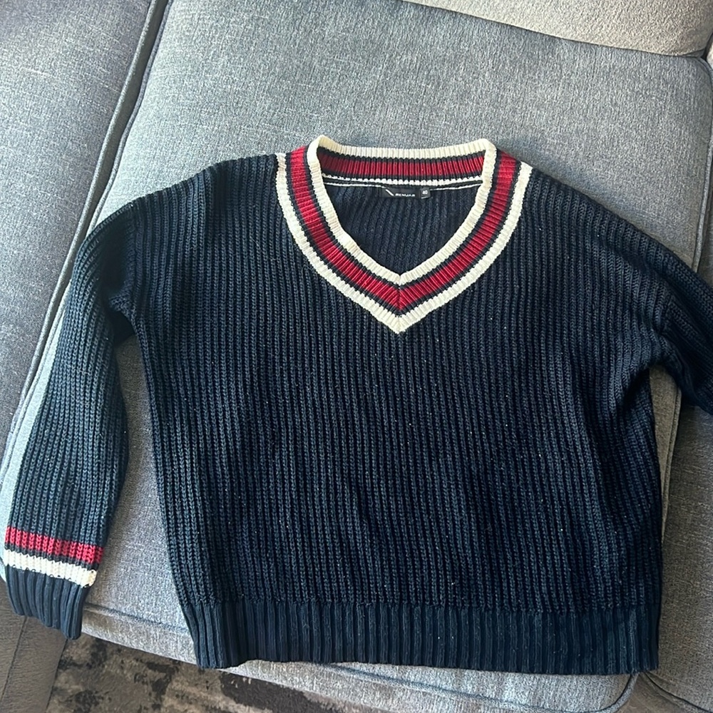Renuar navy sweater - medium